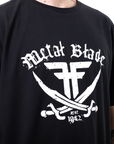 Metal Blade Pirate tee - Black/White