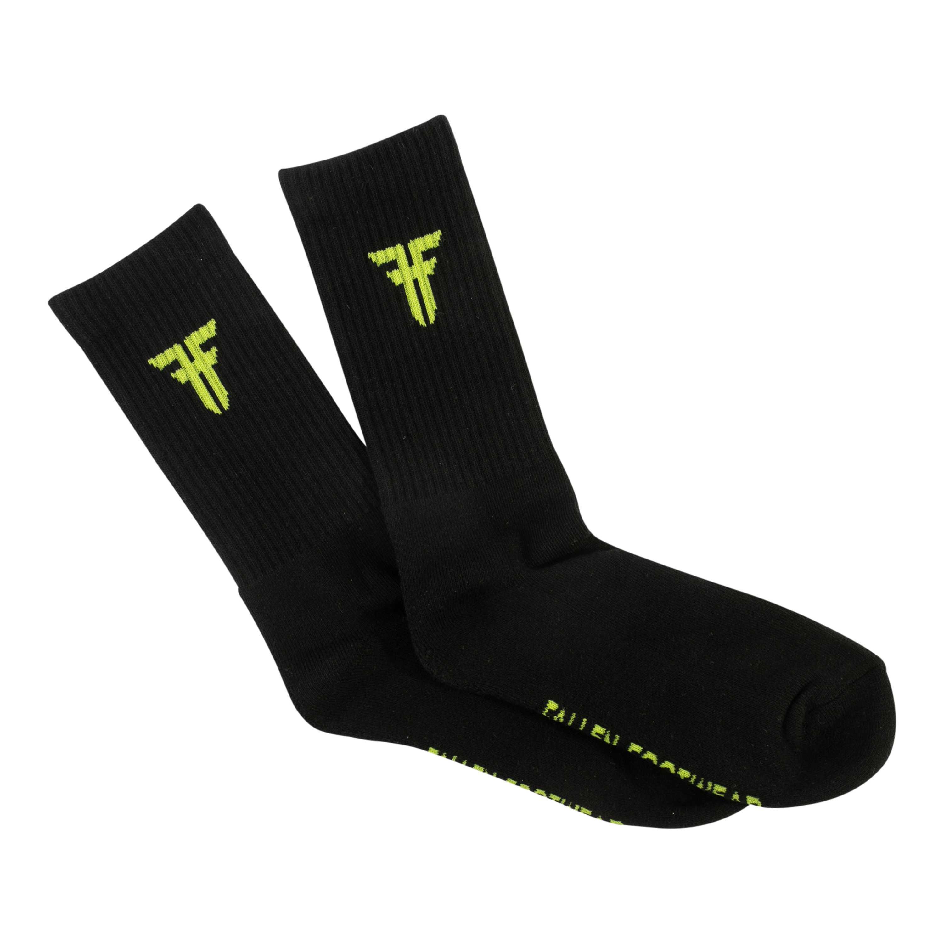 Trademark Sock Black/Lime