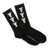 Step & Repeat Sock | Black/White