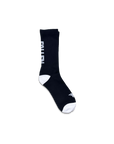 Back Logo Sock Black/White