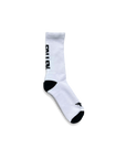 Back Logo Sock White/Black