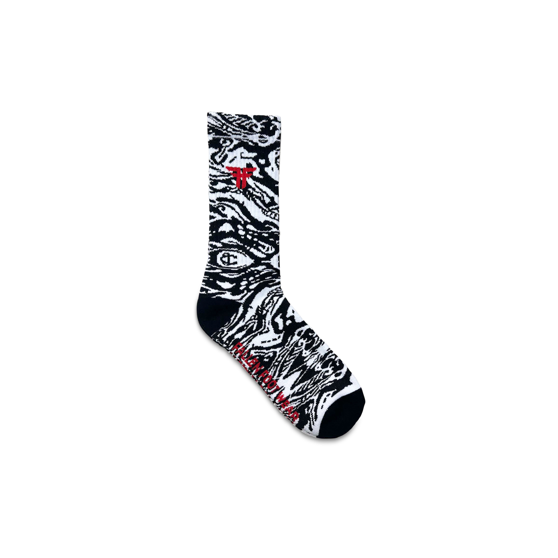 Trademark Sock Black/White