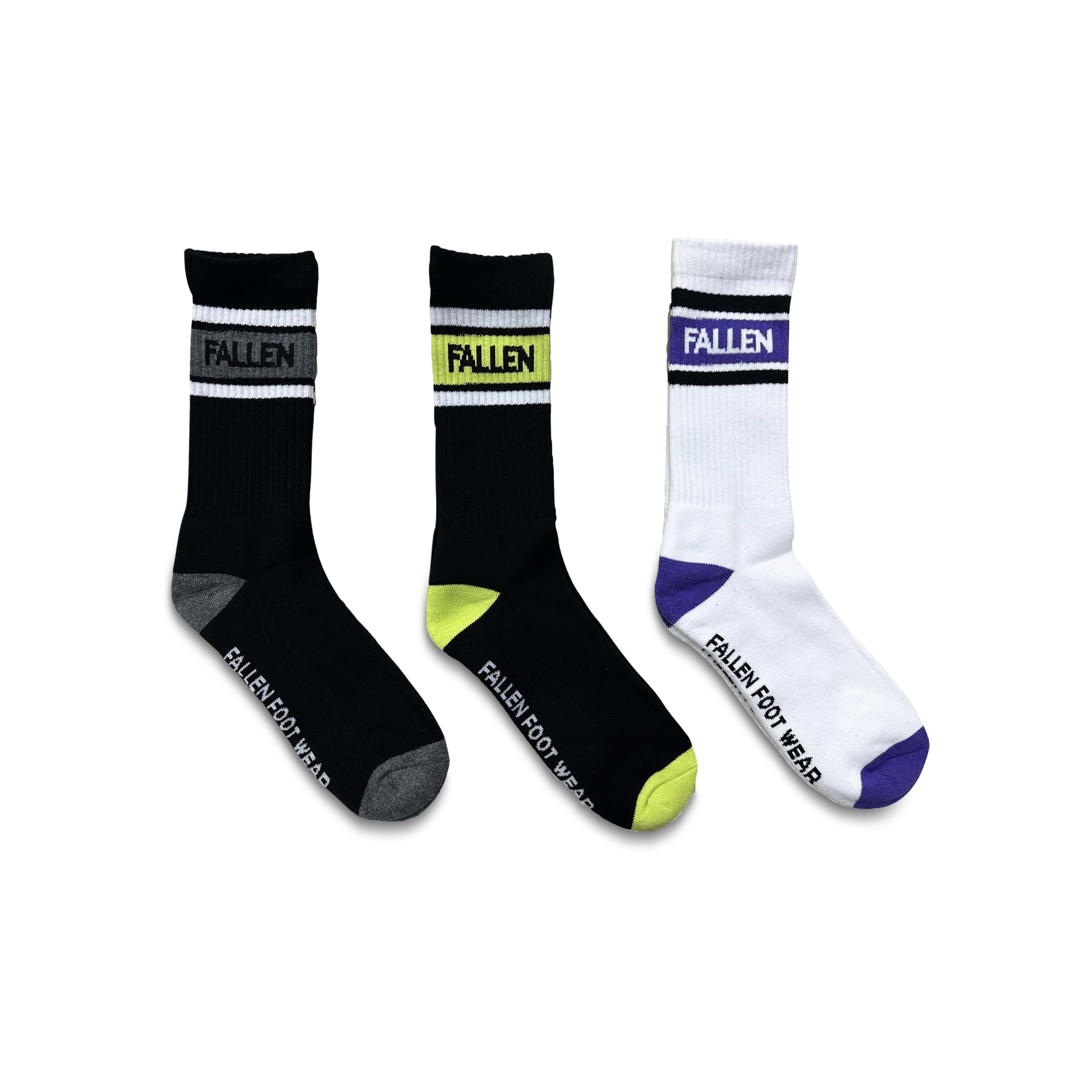 Uni II Sock White/Purple