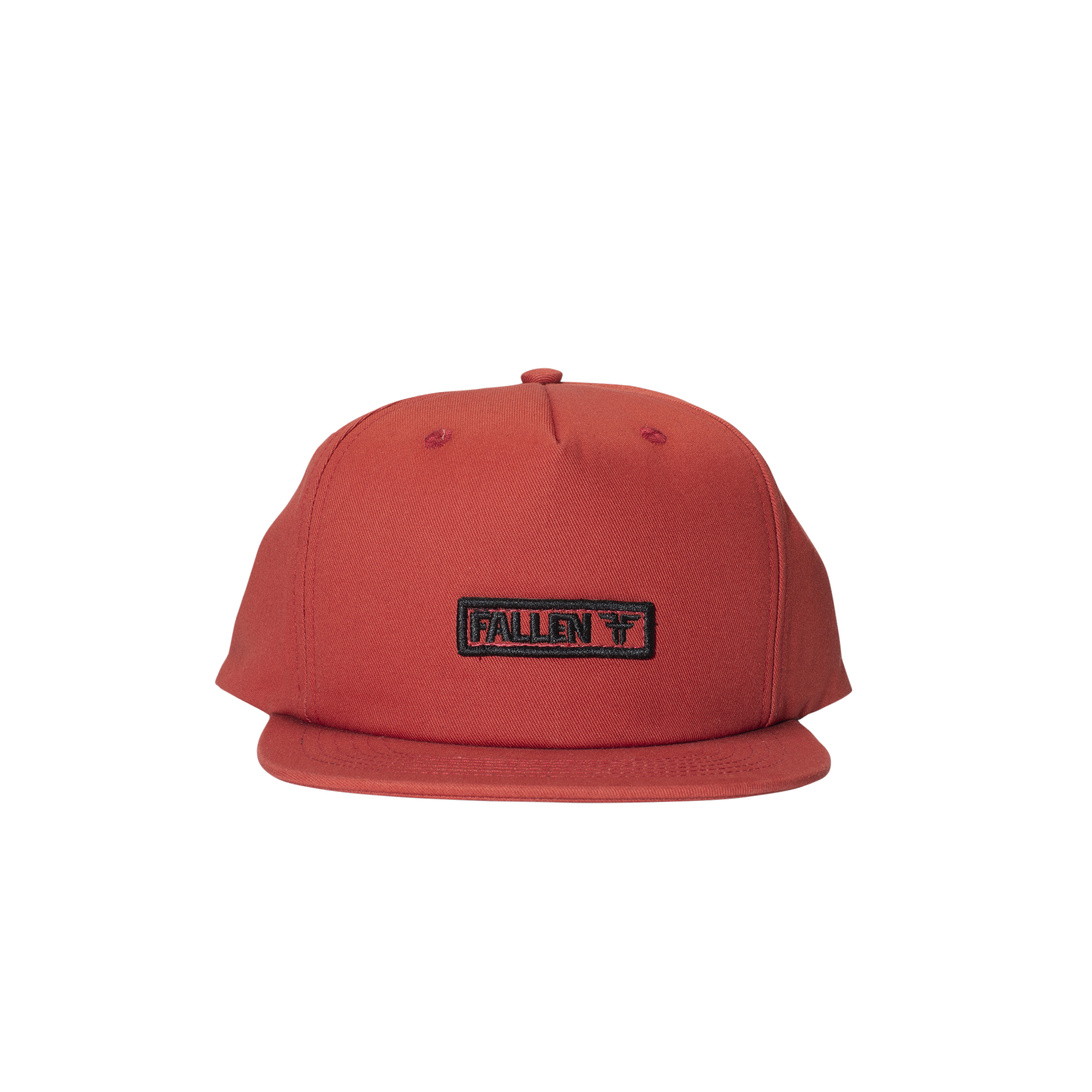 Bar Logo Flat Hat Red