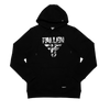 Sudadera con capucha Insignia negra y blanca
