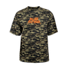 Distortion Tee | Camo/ Orange