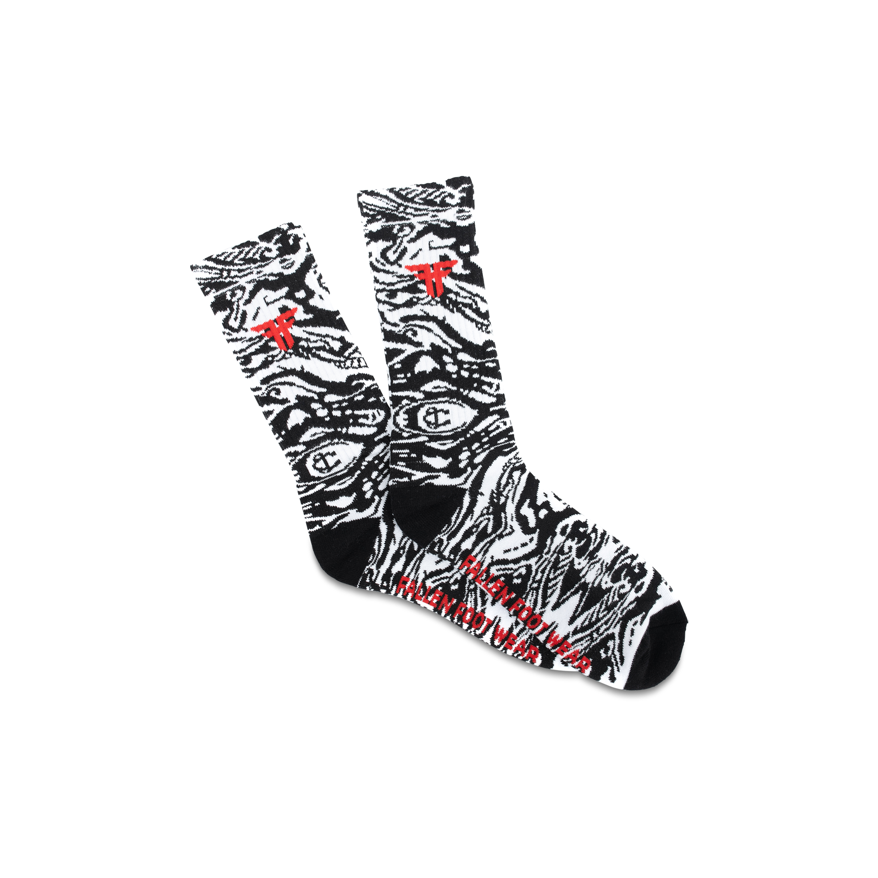 Trademark Sock Black/White