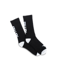 Back Logo Sock Black/White