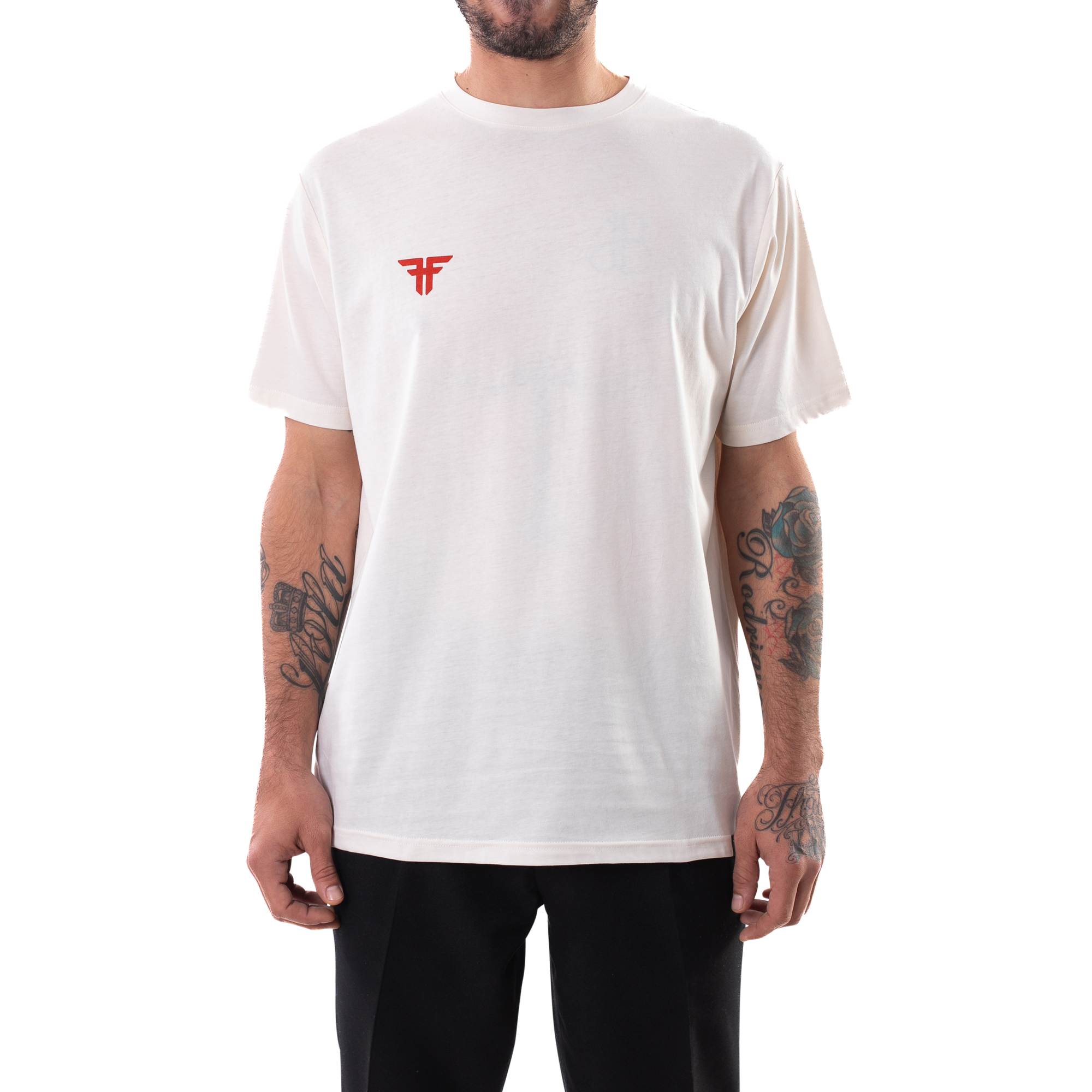 Camiseta Oni Elliot Solan Blanco Roto/Rojo