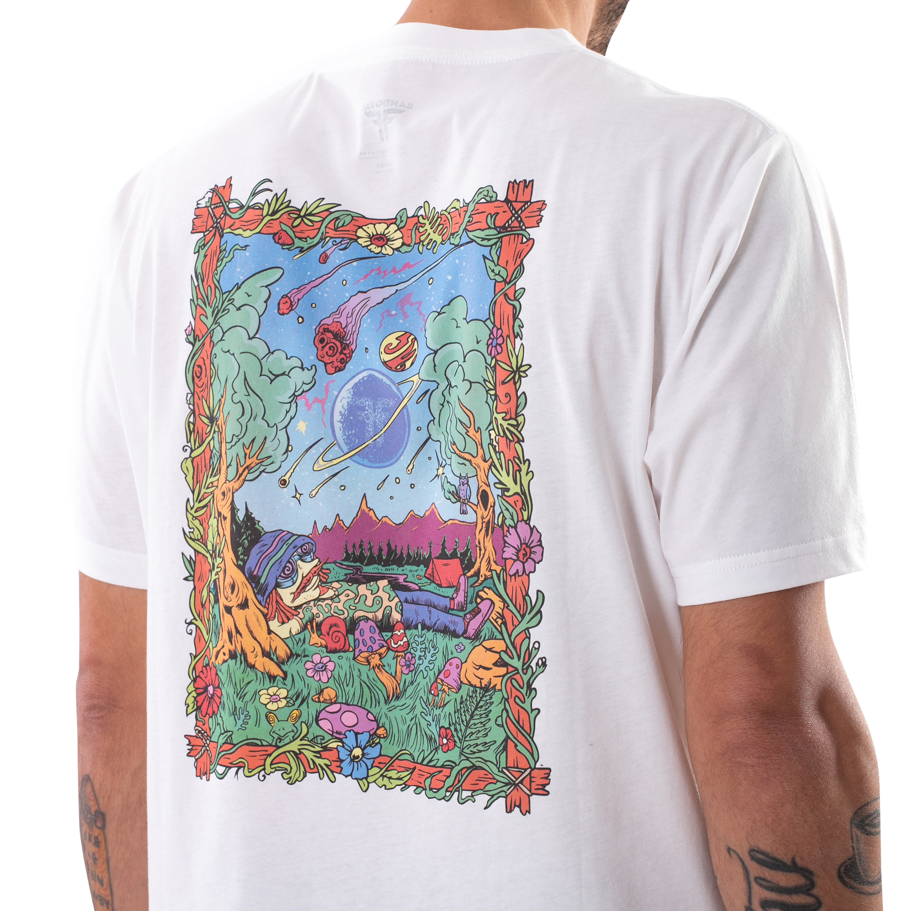 Tripping Tee Tommy Sandoval White/Blue