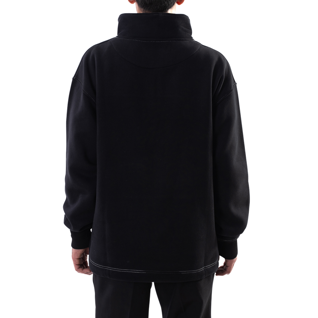 Fallen - Half Zip Anorak Hoodie - Black/White – Fallen Footwear