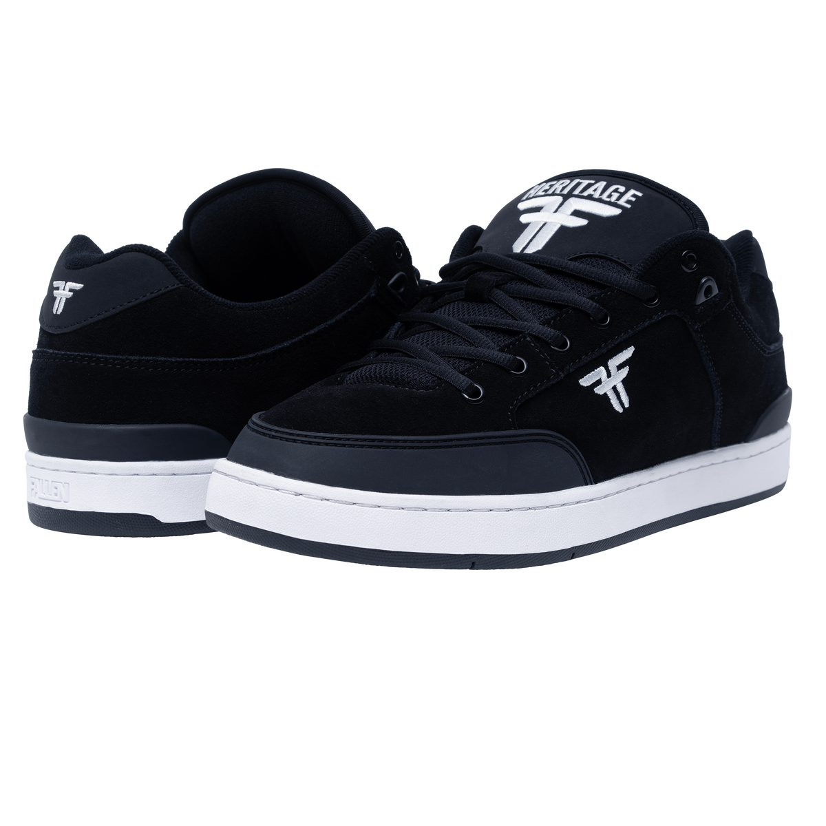 Fallen Skate Shoes - Heritage Black/White - Cupsole – Fallen Footwear