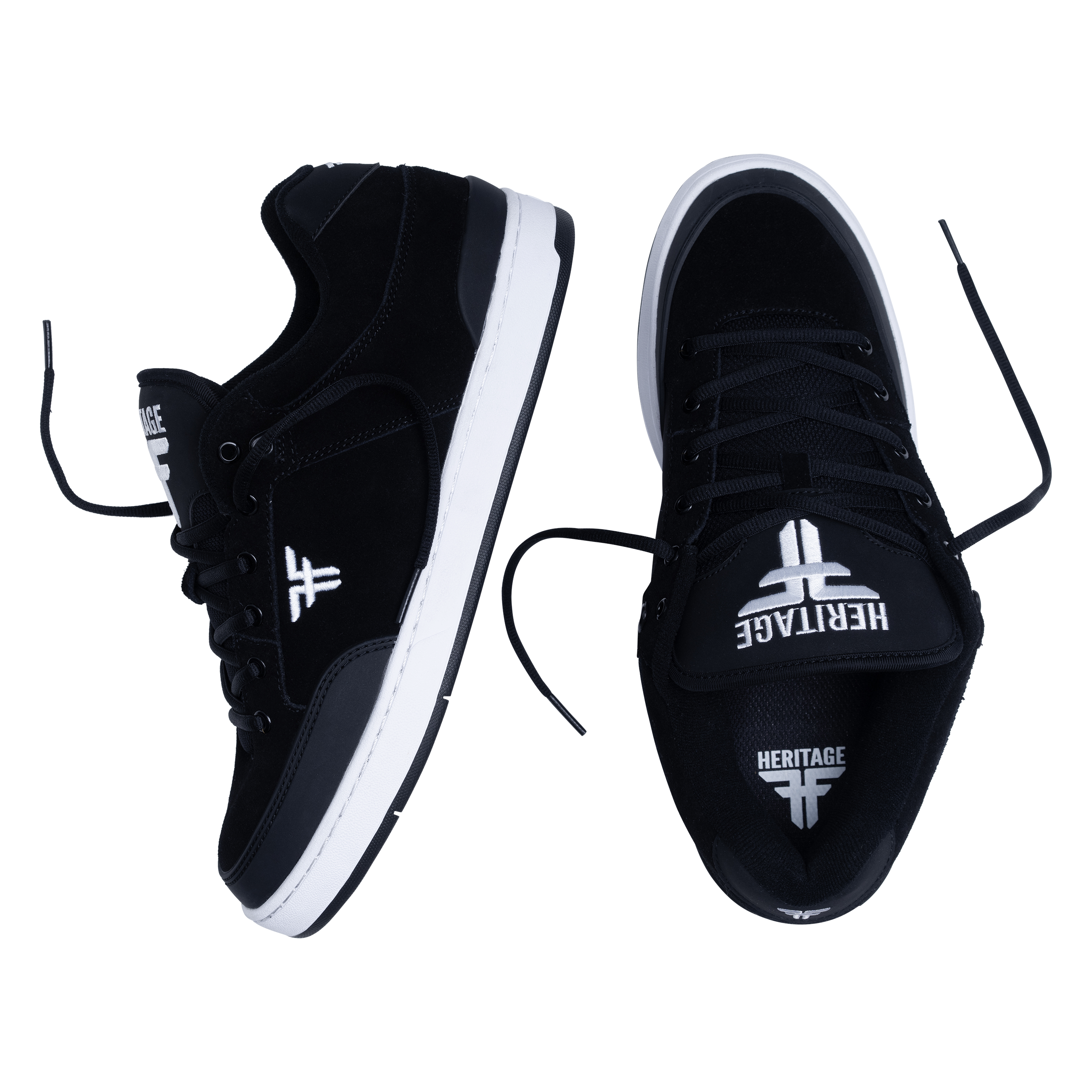 Fallen Skate Shoes - Heritage Black/White - Cupsole – Fallen Footwear