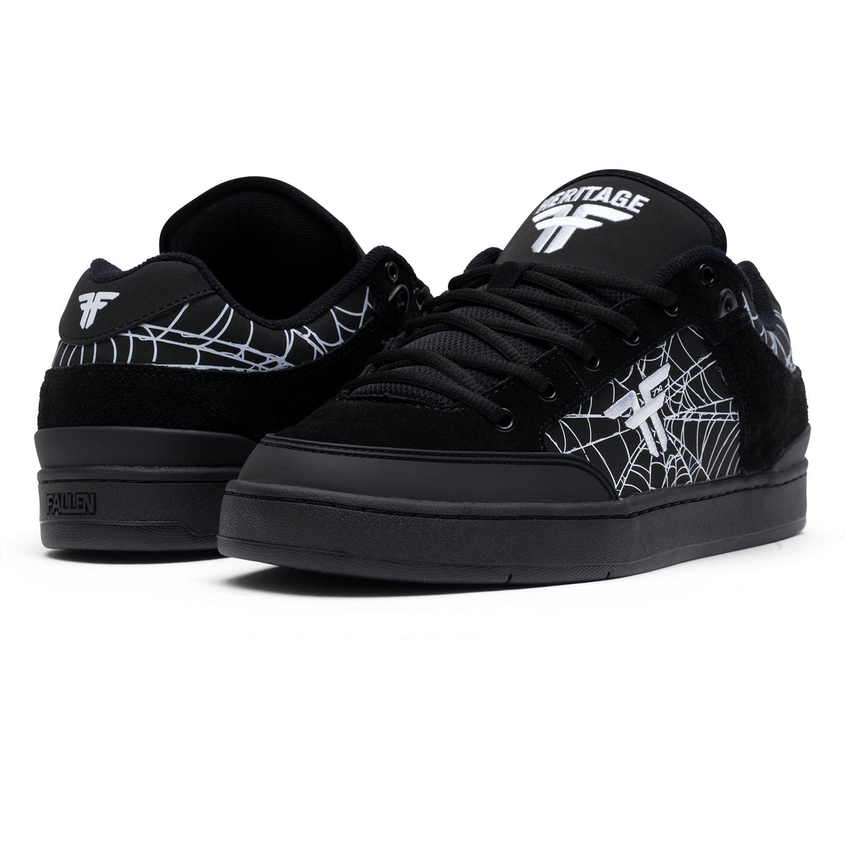 Fallen Skate Shoes - Heritage Black/ Webbed- Cupsole – Fallen Footwear
