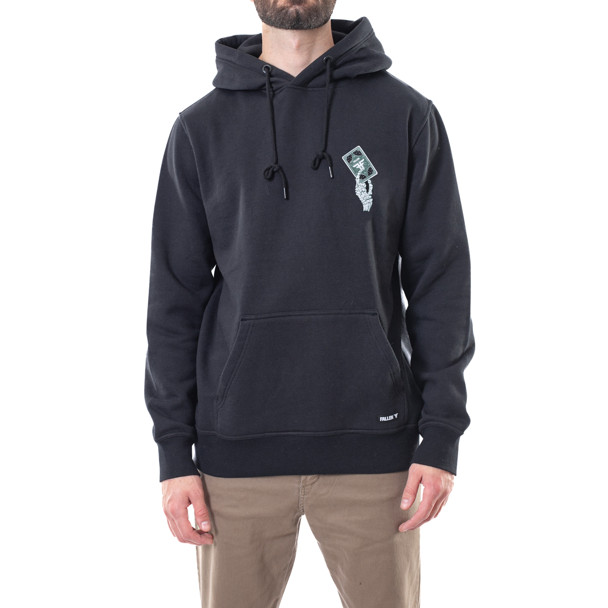 Death&#39;s Embrace Hoodie - Black/Green