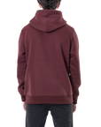 Insignia Hoodie - Crimson/Off White