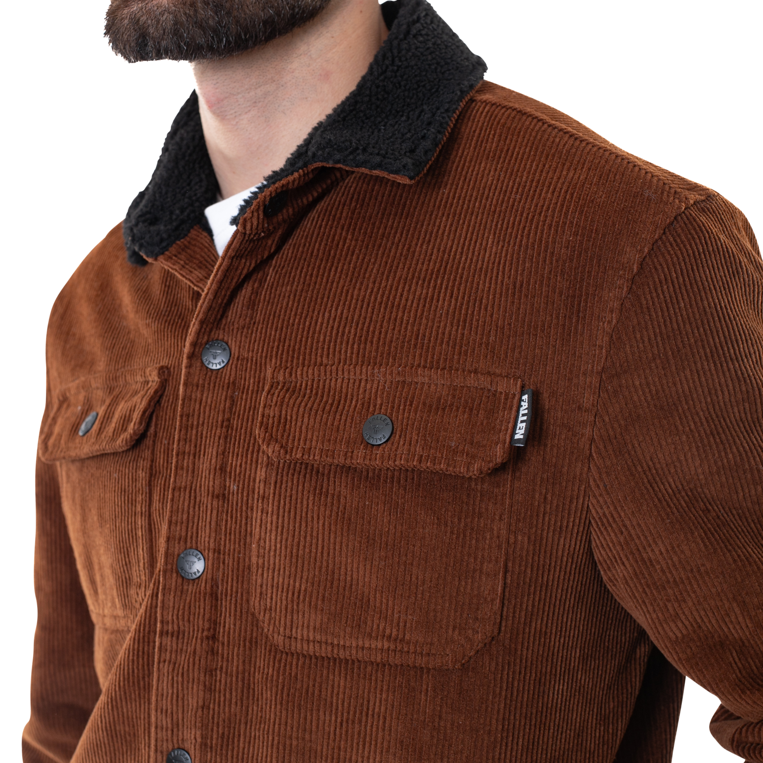 Lamb Jacket - Brown/Black – Fallen Footwear Lamb Jacket - Brown/Black – Fallen Footwear