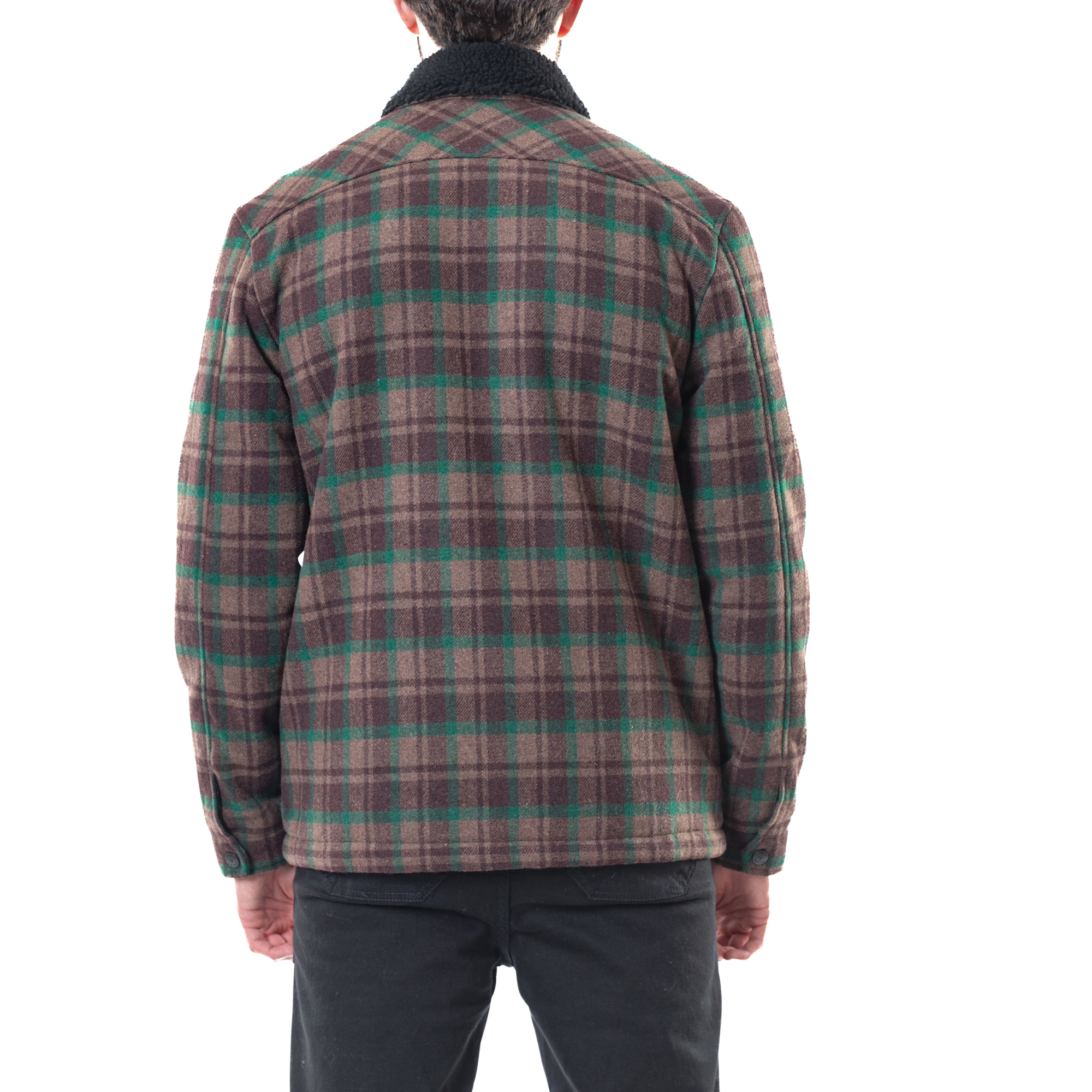 Chaqueta de cordero - Marrón/Verde