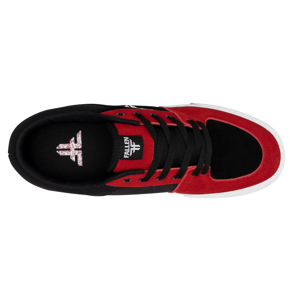 Fallen Skate Shoes Patriot Vulc Black/Red – Fallen Footwear
