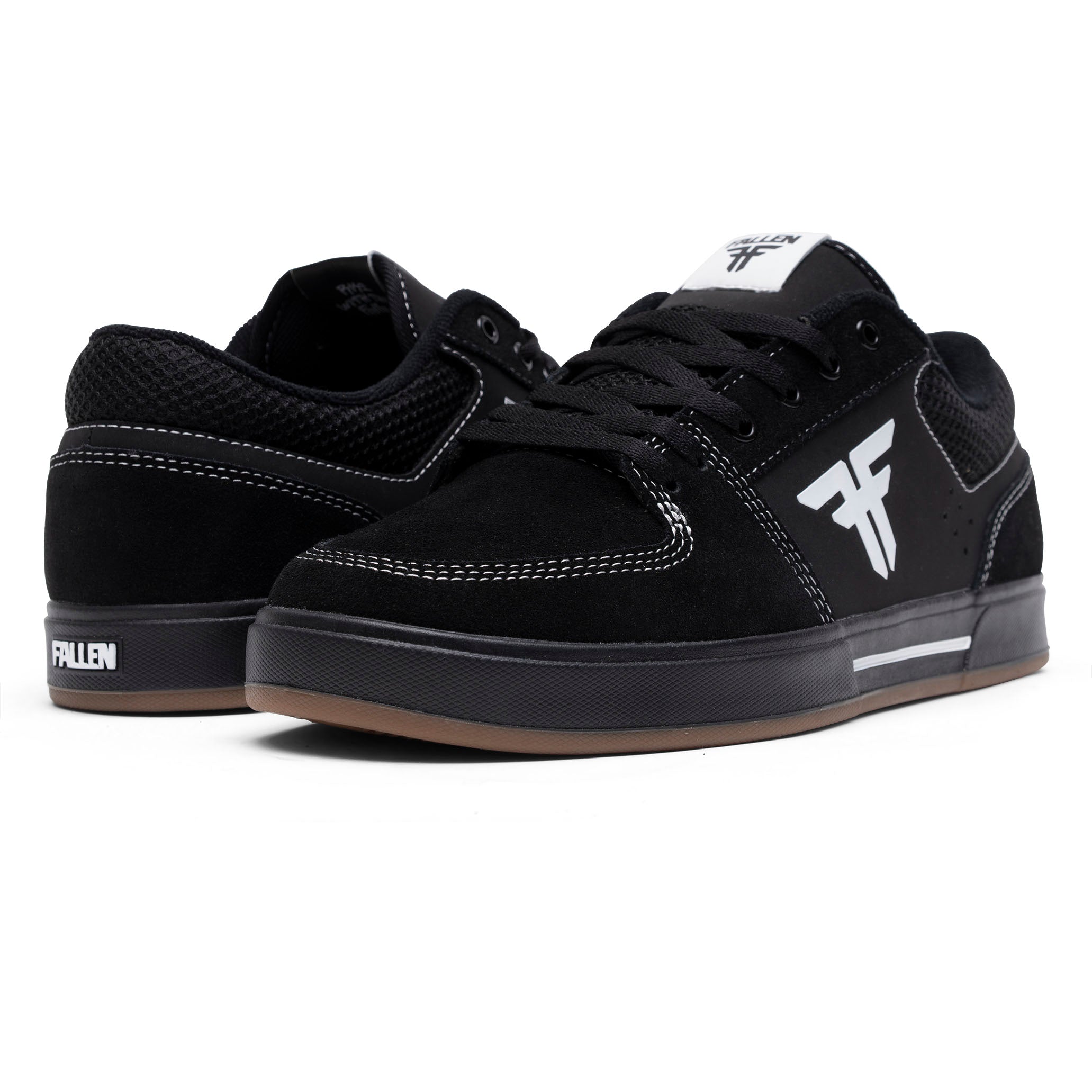 Fallen Skate Shoes - Patriot Black/ White/ Gum - Cupsole – Fallen