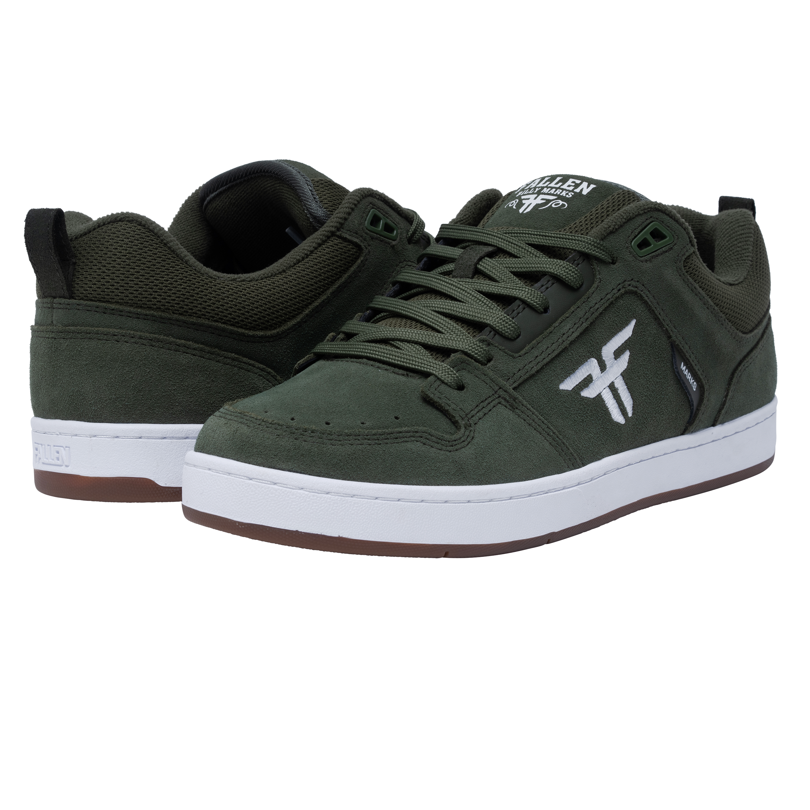 Fallen Skate Shoes Revolver Forest/White – Fallen Footwear