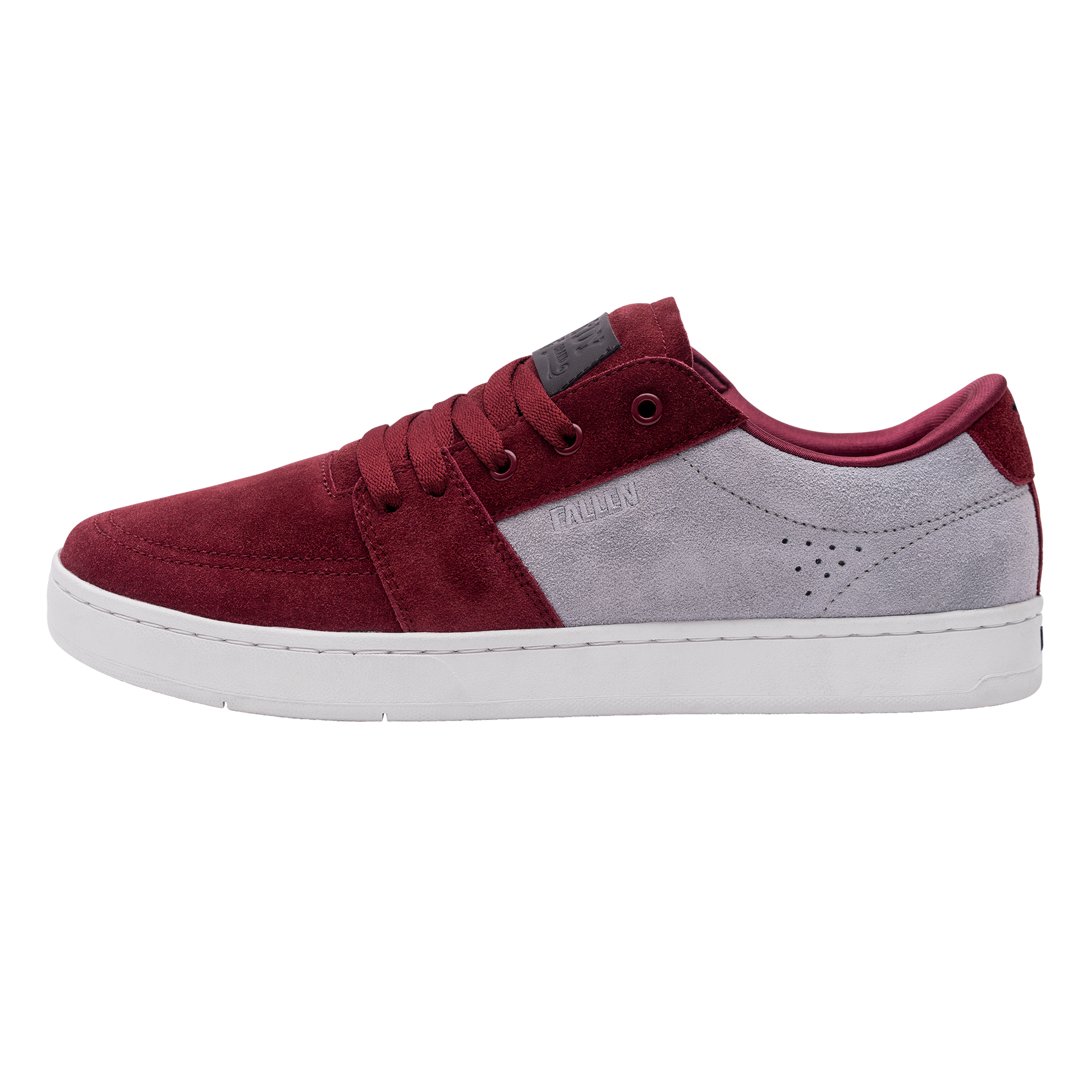 Fallen Skate Shoes - The Rambler Crimson/Gray - Cupsole – Fallen
