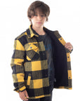 Kids / Lamb Jacket - Black / Yellow
