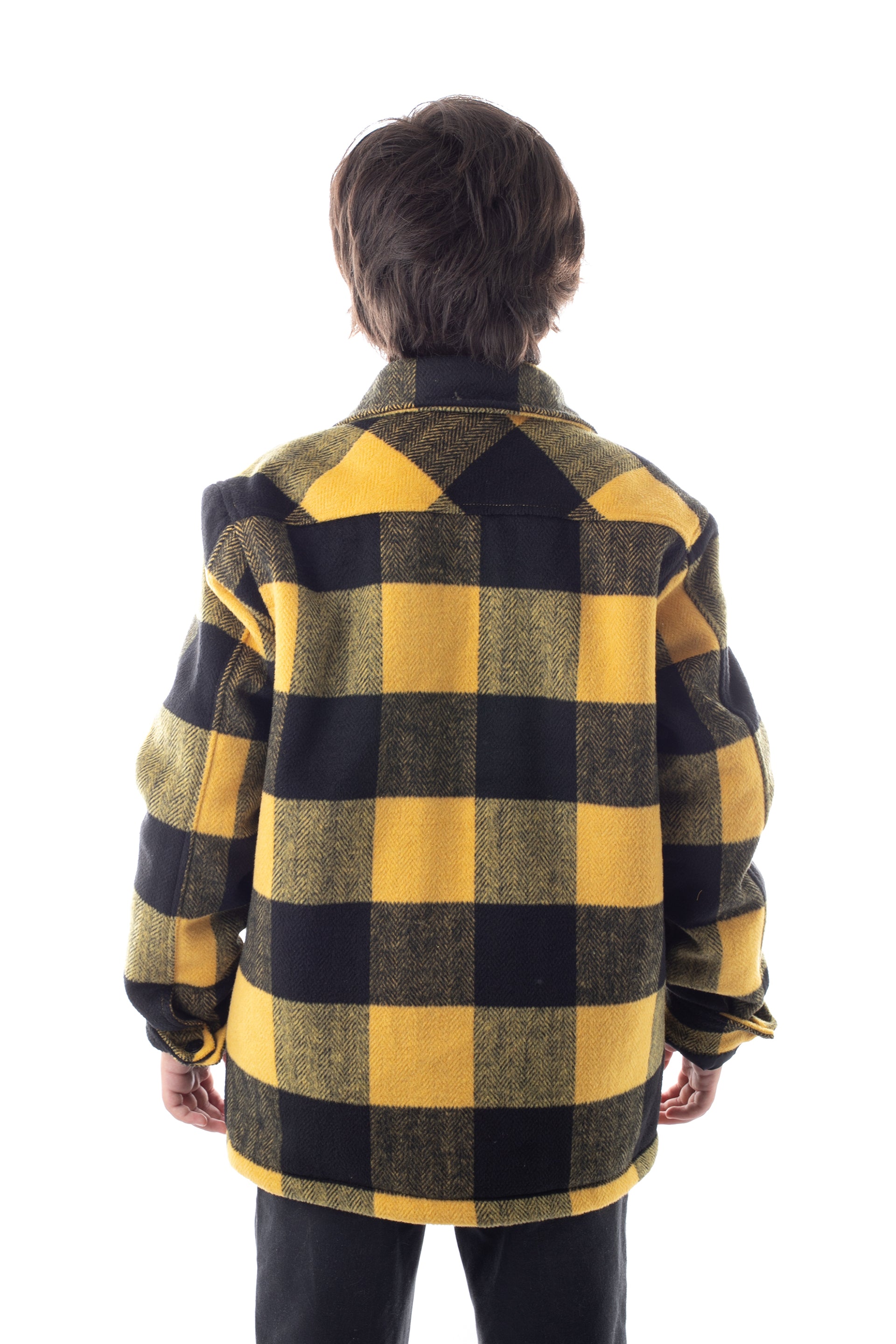 Kids / Lamb Jacket - Black / Yellow